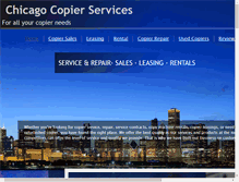 Tablet Screenshot of chicagocopierservices.com